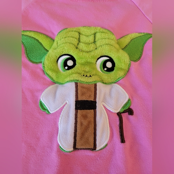 Starwars Girls Yoda Sweatshirt 6/6X - Picture 2 of 6